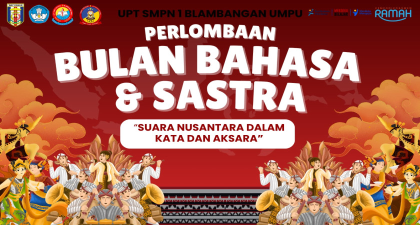 SMPN 1 Blambangan Umpu Gelar Lomba Bulan Bahasa dan Sastra Bertema “Suara Nusantara dalam Kata dan Aksara”