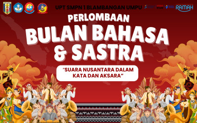 SMPN 1 Blambangan Umpu Gelar Lomba Bulan Bahasa dan Sastra Bertema “Suara Nusantara dalam Kata dan Aksara”